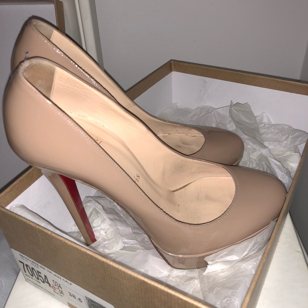 Christian Louboutin nude jazz calf - Picture 2 of 3